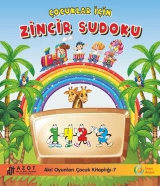 Çocuklar İçin Zincir Sudoku - Akıl Oyunları Çocuk Kitaplığı 7 Murat Sevinç Enigma