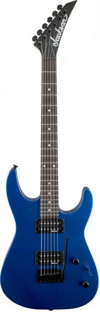 JS11 Elektro Gitar 2-Point Tremolo Amaranth Klavye Metallic Blue Dinky AH MBL