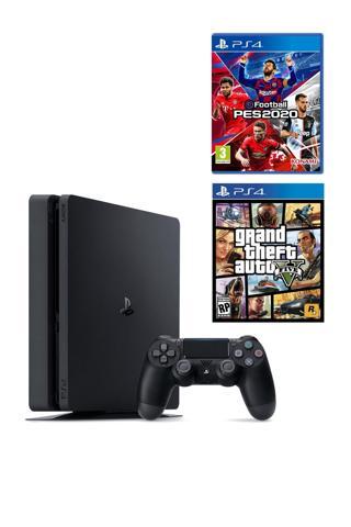 Sony Playstation 4 Slim 1 TB + PS4 Pes 2020 + PS4 GTA 5