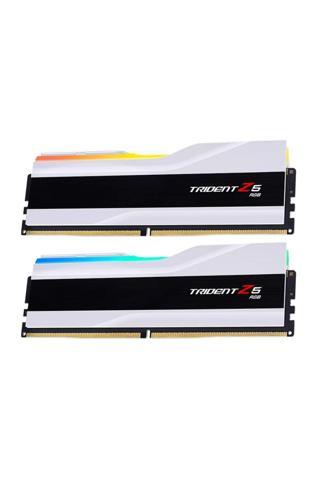 G Skill GSKILL Trident Z5 RGB Beyaz DDR5-6000Mhz CL32 64GB (2x32GB) DUAL (36-36-36-96)