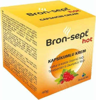 Bron-Sept Hot Kapsıkumlu Krem 40 Gr