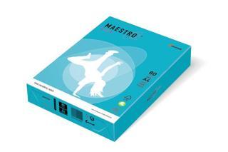 Maestro A4 Renkli Fotokopi Kağıdı AB48 Koyu Mavi 80Gr 1 Koli 5 Pk