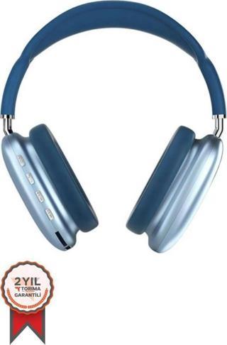 Torima P9 Bluetooth Kablosuz Kulaklık Mavi