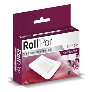 Roll Por 5X7.2 Cm 50Lı Steril Yapıkanlı Yara Pedi