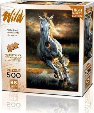 Ks Games Puzzle 500 Parça White Storm