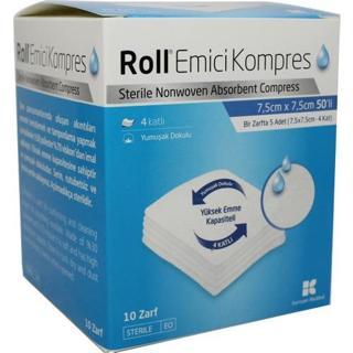 Roll Emici Kompres Ped 50 Li (7,5*7,5)
