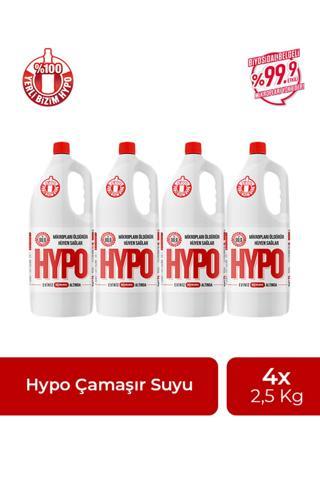 Hypo Çamaşır Suyu 2,5 Kg X 4 Adet