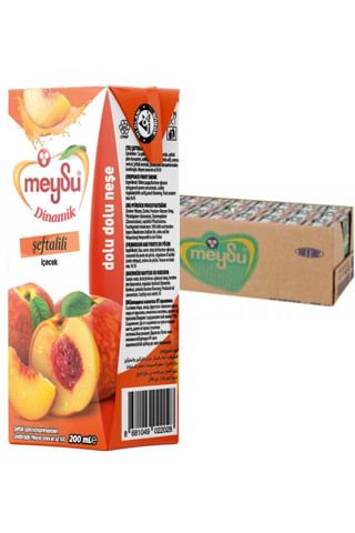 Meysu Şeftali Dinamik Meyve Suyu 200 Ml 27'Li 1 Koli