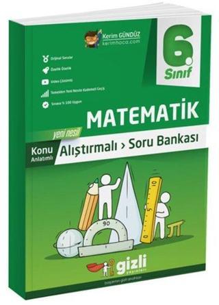 6.Sınıf Matematik Konu Anlatımlı Soru Bankası - Kolektif  - Gizli Yayınları