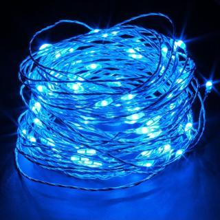 Kuzey 10 Metre Mavi Pilli Led Işık Mavi Led Işık Mavi Yılbaşı Ağacı Işığı Mavi Noel Işığı 100 Ledli Mavi