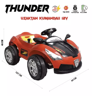 UJ Toys Thunder 12V Akülü Araba