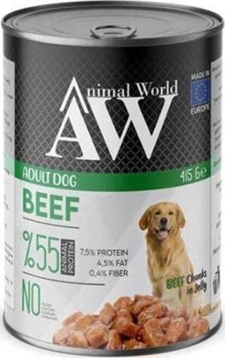 Animal World Dog Beef Jelly Köpek Konservesi 415 Gr