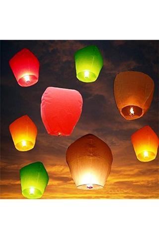 Kuzey 9 Adet Vıp Kalite Yılbaşı Balonu Yılbaşı Dilek Balonu Dilek Feneri Sky Lantern Yırtık Ürün Değildir