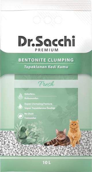 Dr.Sacchi Fresh Bentonit Kedi Kumu 10 Lt