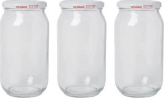 Paşabahçe 1000 Cc Cam Kavanoz Kapaklı 20'li Paket Konserve ml