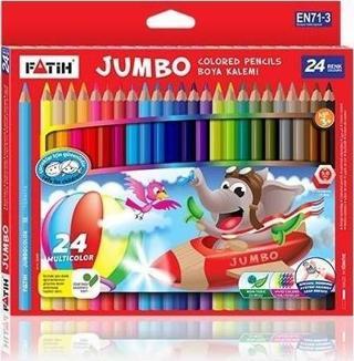 FATİH KURU BOYA JUMBO TAM BOY 24 RENK