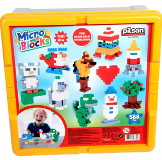 Pilsan Klasik Micro Bloklar Serisi 588 Parça