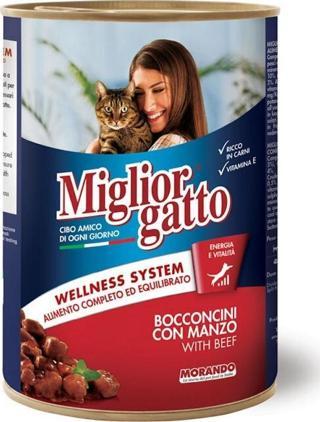 Miglior Gatto YETİŞKİN KEDİ MAMASI BİFTEK PARÇACIKLI 405 GR