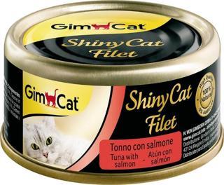 Gimcat Shinycat Tuna Balıklı Somonlu Kedi Konsevesi 70 Gr