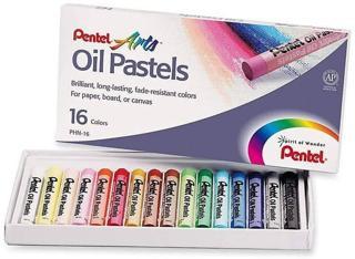 Pentel Arts Yağlı Pastel Boya - 16 Renk / YPHN16