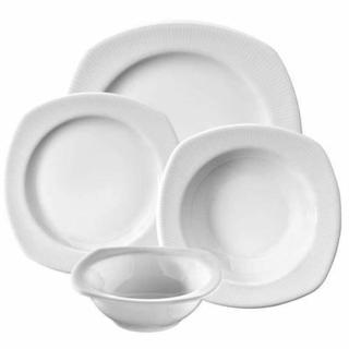 Kütahya Porselen Çisil Beyaz 12 Kişilik 48 Parça Yemek Takımı