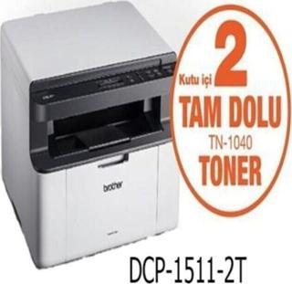 Brother Dcp-1511 Orjinal 2 Tonerli Mono Laser 20ppm A4 Yazıcı