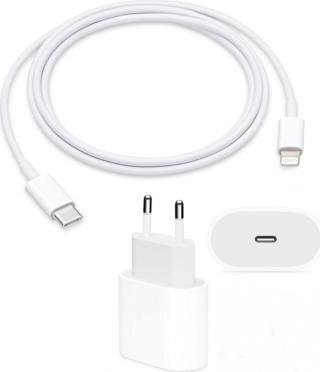 Robeve Apple iPhone Tüm Serilerle Uyumlu Hızlı Şarj Aleti Kablo Adaptör Set Iphone 11 / 12 / 13 / Pr