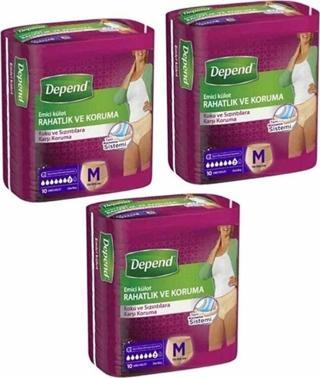 Depend Emici Külot Bez M Beden 30 Adet (70 Cm -105 Cm)