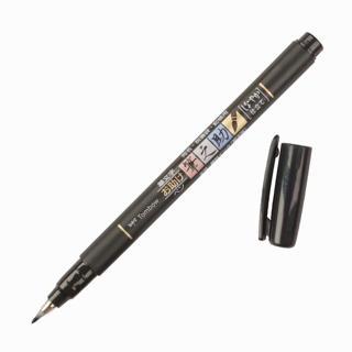 Tombow Fudenosuke Brush Pen Fırça Uçlu Kalem Yumuşak Uç - Siyah