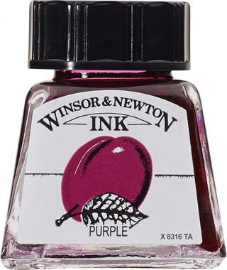 Winsor & Newton Drawing Ink Çizim Mürekkebi 14ml Purple 542
