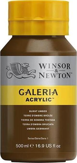 Winsor & Newton Galeria Akrilik Boya 500ml Burnt Umber 76