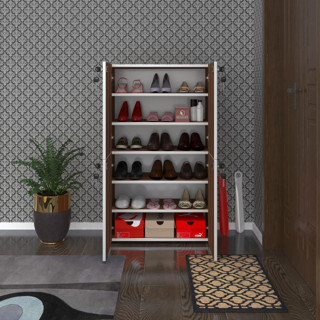 Kenzlife ayakkabılık ayakkabı dolabı kilitli be real cvz 120*70*32 kapaklı arkalıklı ofis dolabı iki bölme