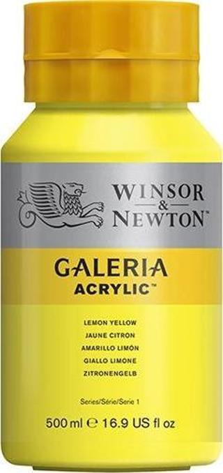 Winsor & Newton Galeria Akrilik Boya 500ml Lemon Yellow Hue 346