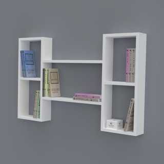 Kenzlife kitaplık gülsu 060*100*20 byz duvar rafı 