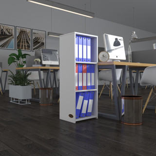 Kenzlife klasörlük raflı almakay byz 105*40*30 kitaplık ofis arkalıksız