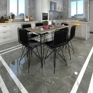 Knsz masa sandalye takımı hem75mazlum crdsyh 130*090 sm 6 sandalye syhsyh sırt minderli