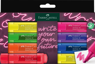 Faber Castell 1546 8'li Gen-Z Fosforlu Kalem Seti / 254600