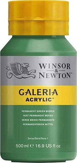 Winsor & Newton Galeria Akrilik Boya 500ml Permanent Green Middle 484