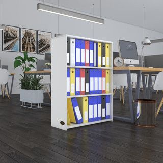 Kenzlife klasörlük raflı ilkutay byz 105*80*30 kitaplık ofis arkalıksız