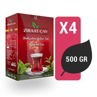 Ziraat Çay Kırmızı Hediyelik 500 Gr X 4 Adet