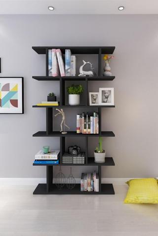 Moonlife Nairobi Dekoratif Kitaplık Siyah