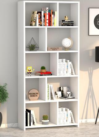 Moonlife London Kitaplık Beyaz