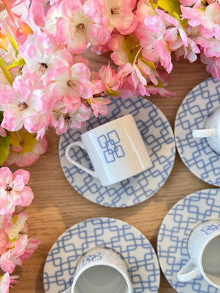 Porland Tamina Desen5 6 Kişilik 12 Parça Kahve Fincan Takımı 90cc