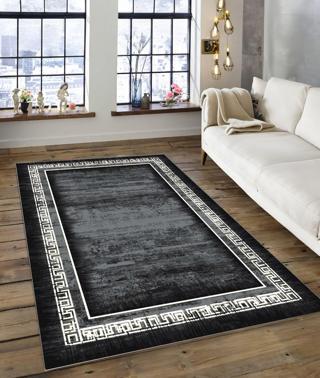 Dijidekor Işıltı Koleksiyonu Model156 Süngerli Dijital Baskılı Saçaksız Mutfak Halısı Yolluk