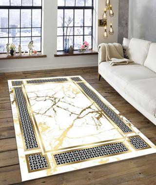 Dijidekor Işıltı Koleksiyonu Model203 Süngerli Dijital Baskılı Saçaksız Mutfak Halısı Yolluk