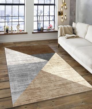 Dijidekor Işıltı Koleksiyonu Model166 Süngerli Dijital Baskılı Saçaksız Mutfak Halısı Yolluk