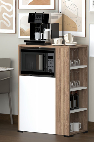 Yel Çok Amaçlı Dolap, Kahve Köşesi, Kiler Dolabı, Mutfak Erzak Dolabı, Mini Mutfak Dolabı, Kitaplık