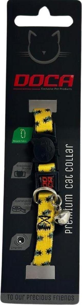 Doca Premium Bee Desenli Kedi Boyun Tasması 1,2 x 18-38 Cm