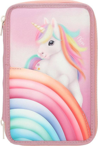 Ylvi Gökkuşağı 3 Katlı İçi Dolu Kalem Çantası 13278