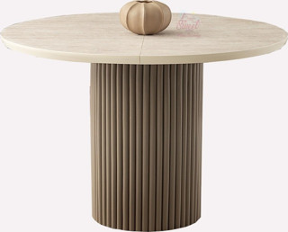  Açılır Yuvarlak Hilton Mdf Masa Mutfak,Salon,Yemek Odası Masası